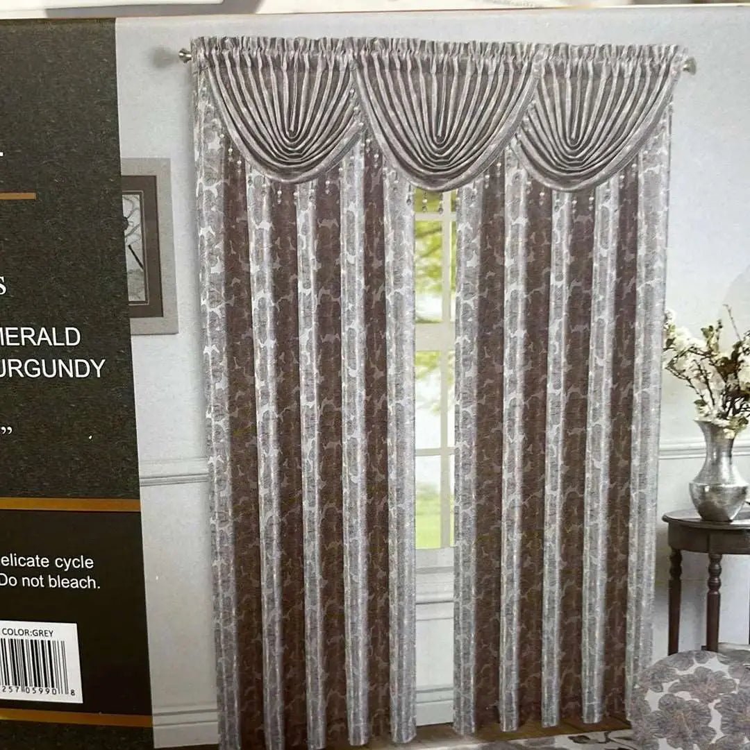 Linen World “Gina” Rod Pocket Valance