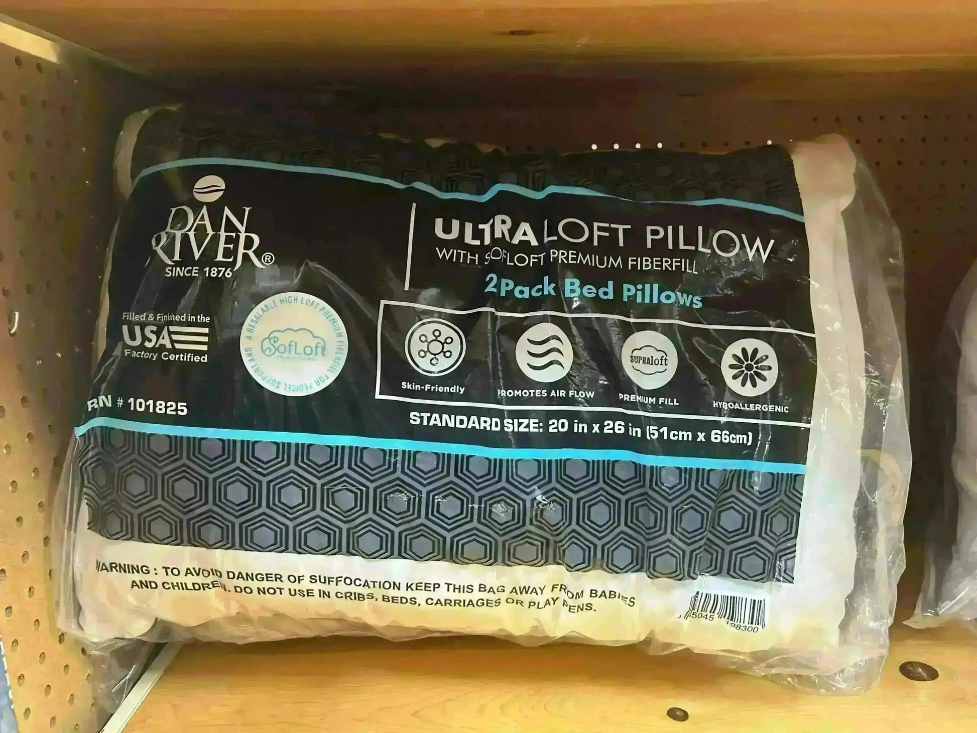 Linen World 2 PACK EXTRA FIRM PILLOWS