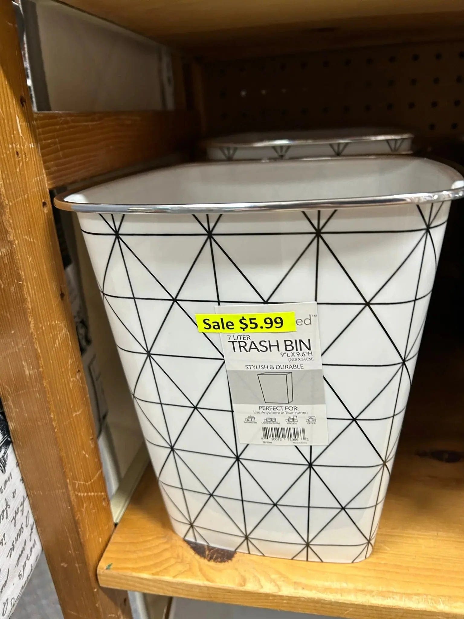 Linen World 7L Trash Bin