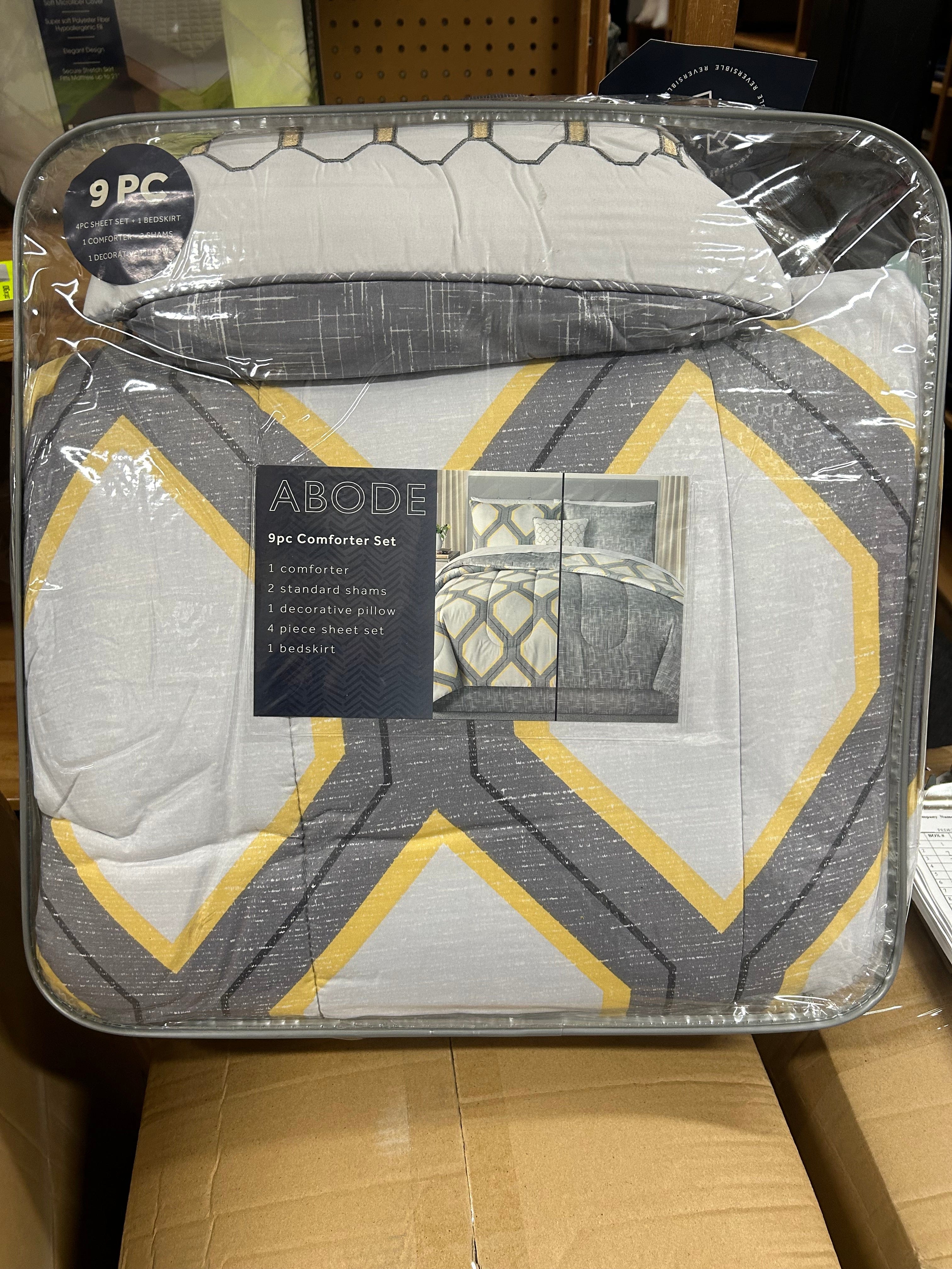 Linen World ‘Adobe’ 9 PC Oversized Comforter Set