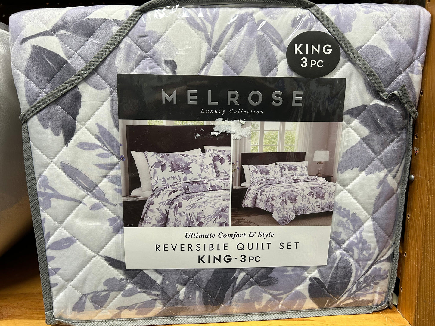 Linen World BEAUTIFUL OVERSIZED 3 PC QUILT SET