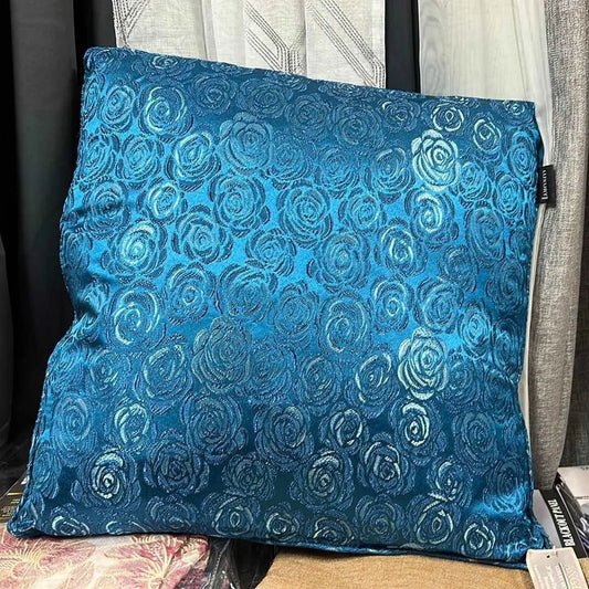 Linen World Blue “Angelina” Throw Pillow