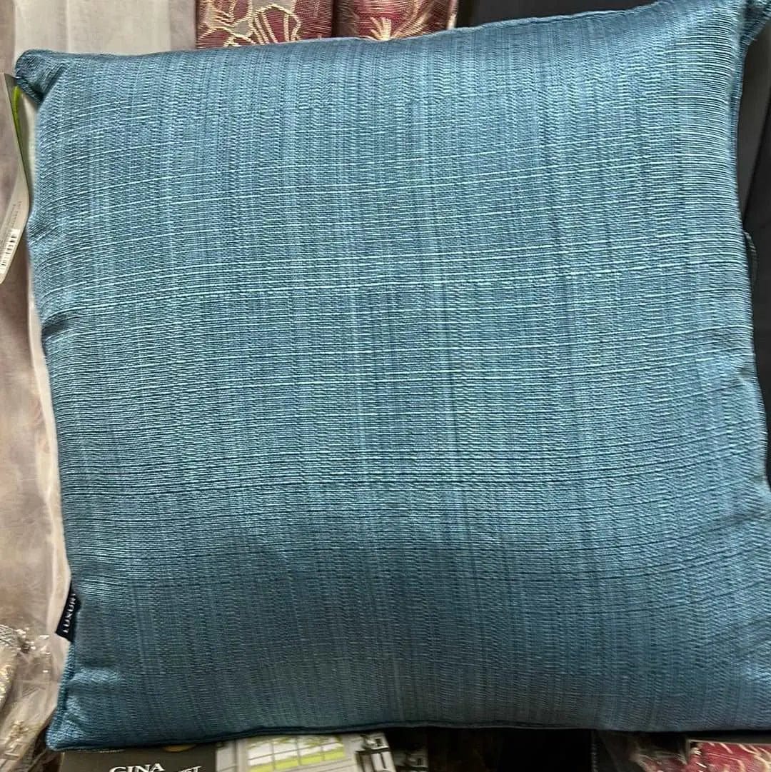 Linen World Blue “Morgan” Luxury Throw Pillow