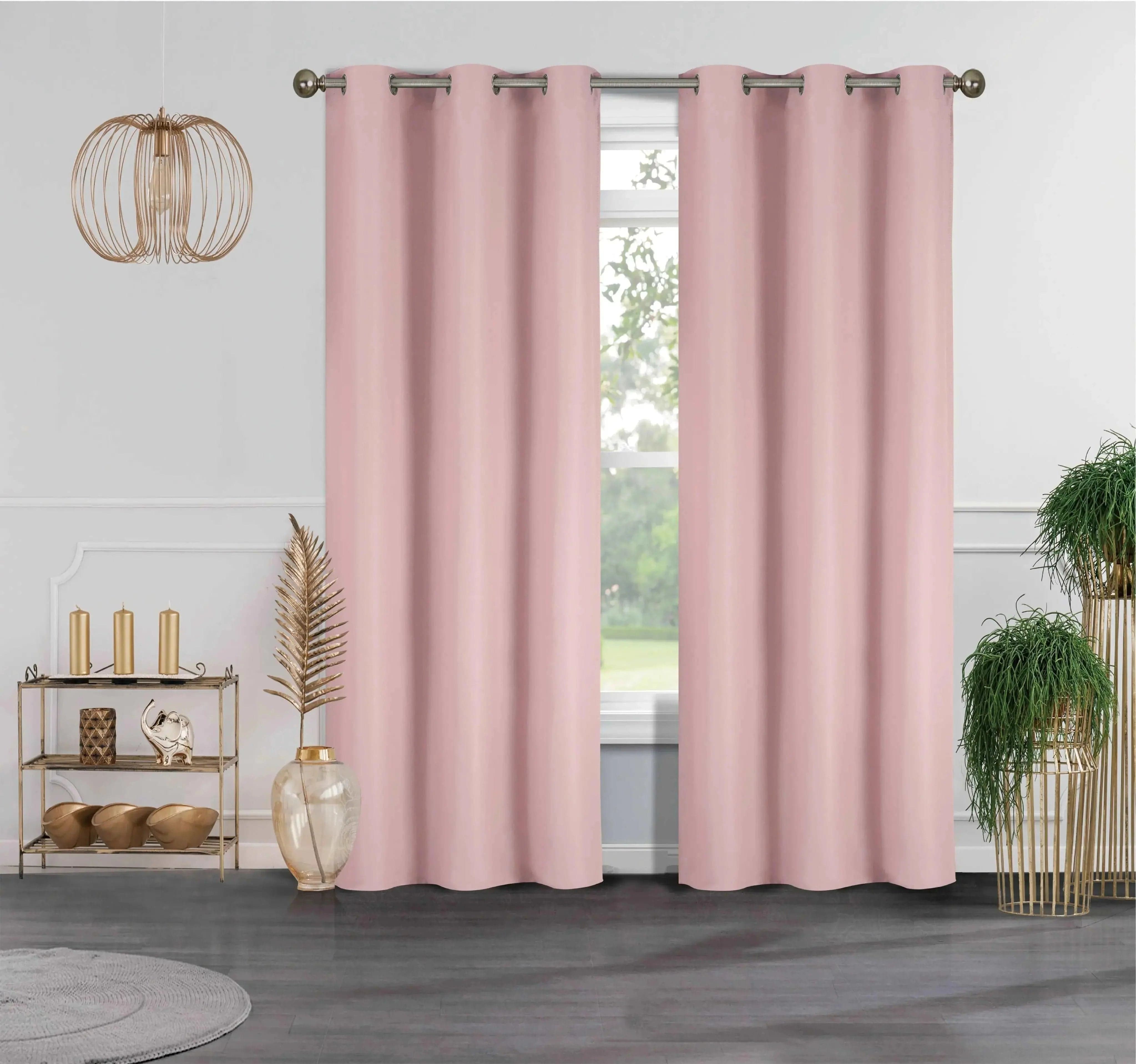 Linen World Curtains Blush 