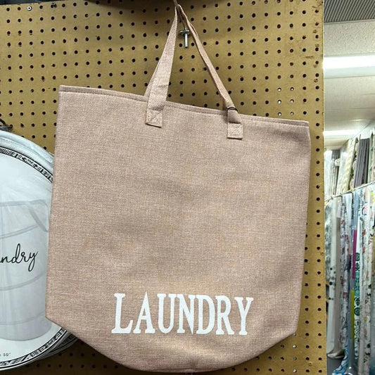 Linen World Blush Laundry Hamper Bag