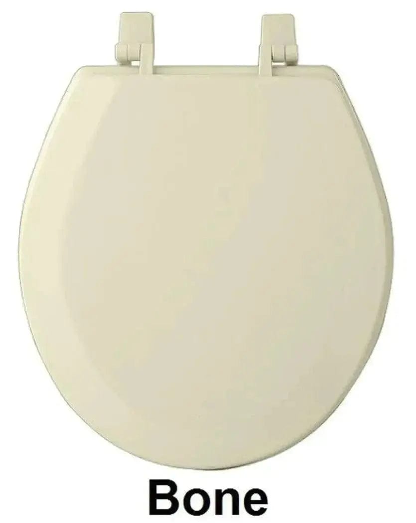 Linen World Bathroom Accessories Bone Wood Toilet Seat - Standard 17”