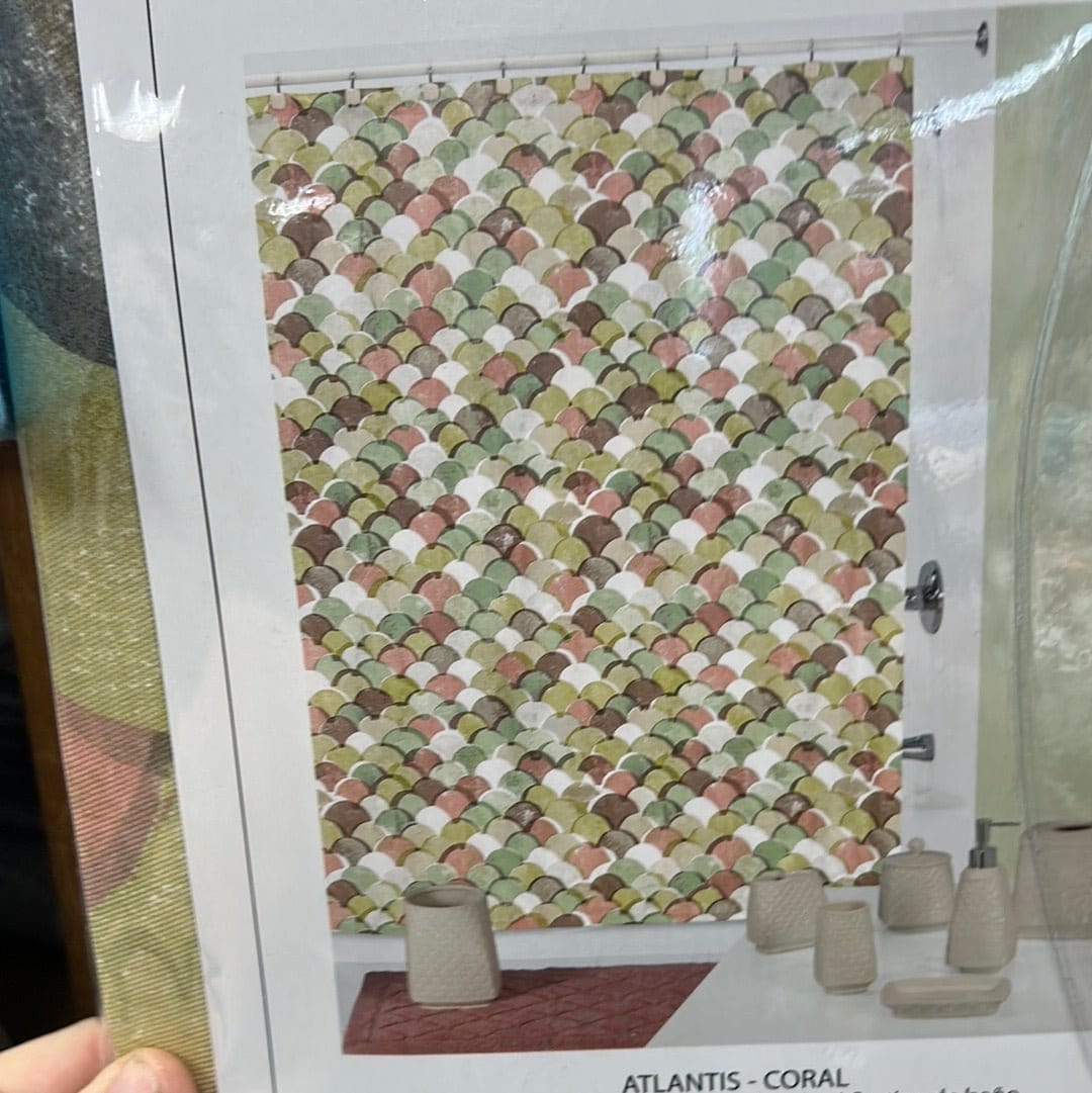 Linen World Fabric Shower Curtain