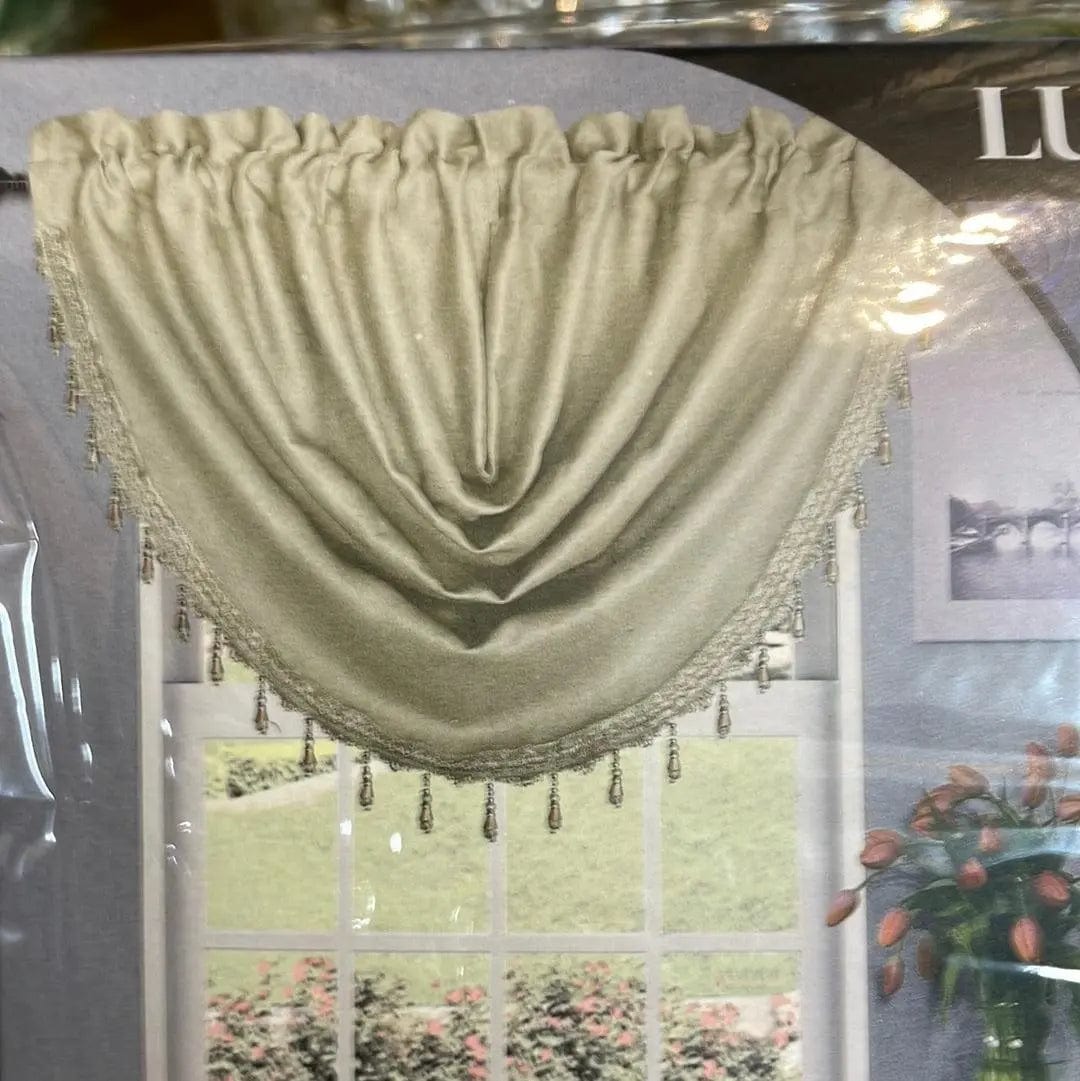 Linen World Faux Silk Blackout Valance