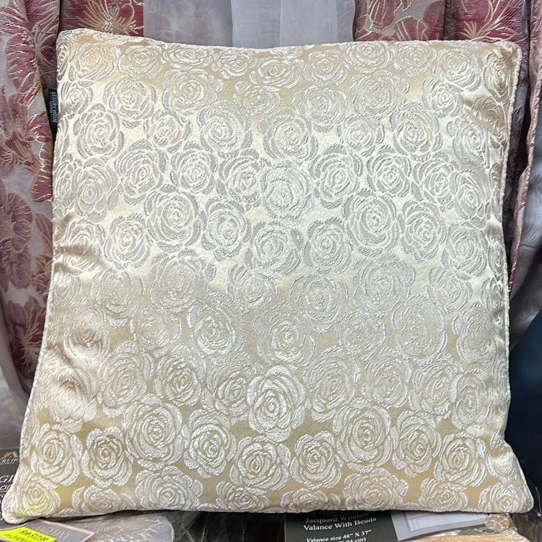 Linen World Gold “Angelina” Throw Pillow