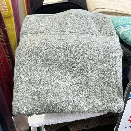 Linen World Gray Cotton Bath Towel