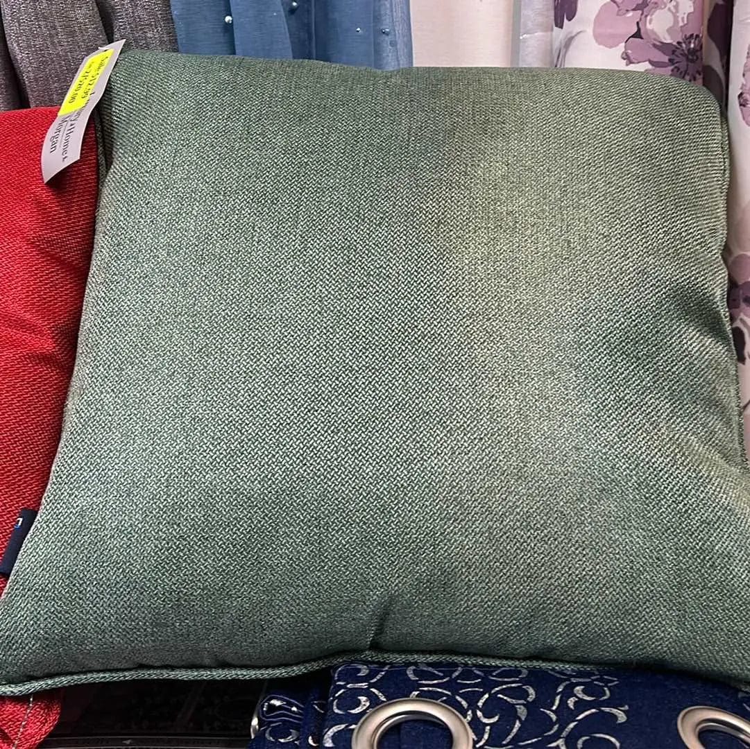 Linen World Green “Morgan” Luxury Throw Pillow