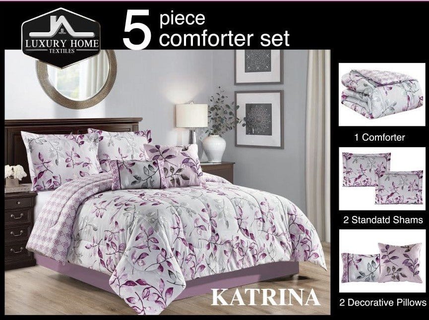 Linen World "Katrina" Oversized 5 pc Comforter Set