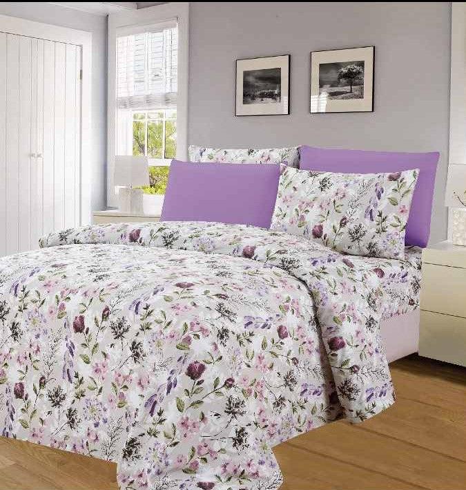 Linen World Quilts & Comforters Lavender / King “Supreme” 8 pc Comforter Set King/Queen