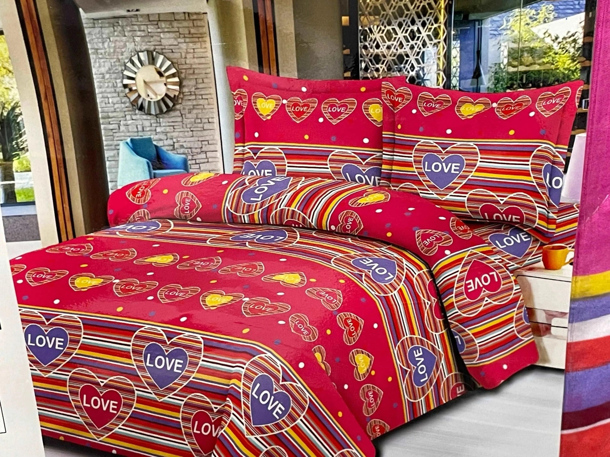 Linen World Quilts & Comforters Love Kids Collection Twin Comforter Mini Set