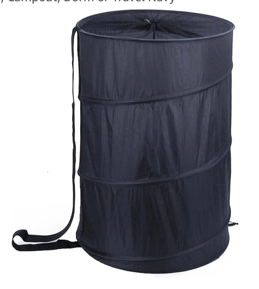 Linen World Navy Pop-Up Laundry Hamper