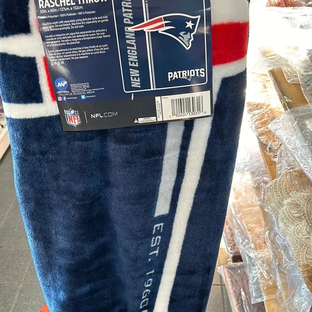 Linen World NFL Plush Throw Blanket