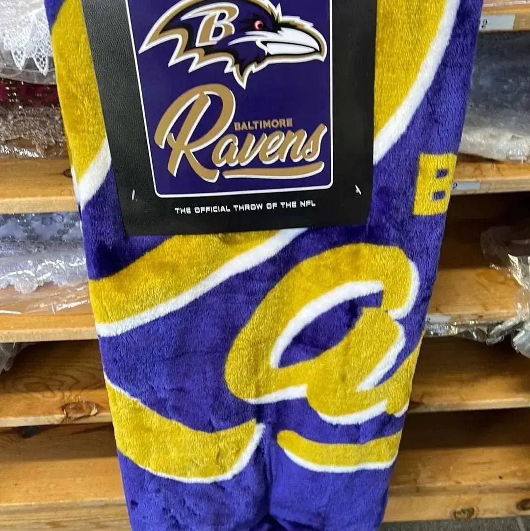 Linen World NFL Plush Throw Blanket