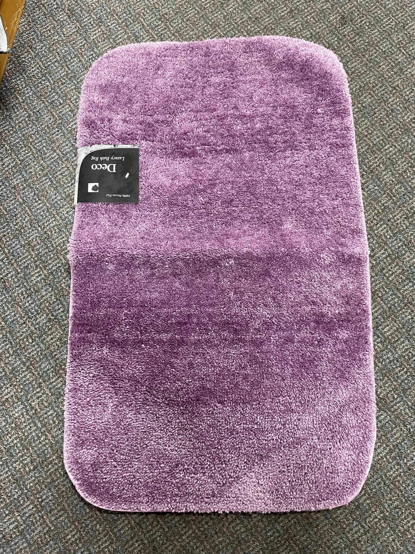 Linen World bathroom rugs Purple / 24x40 Thick bathroom rugs