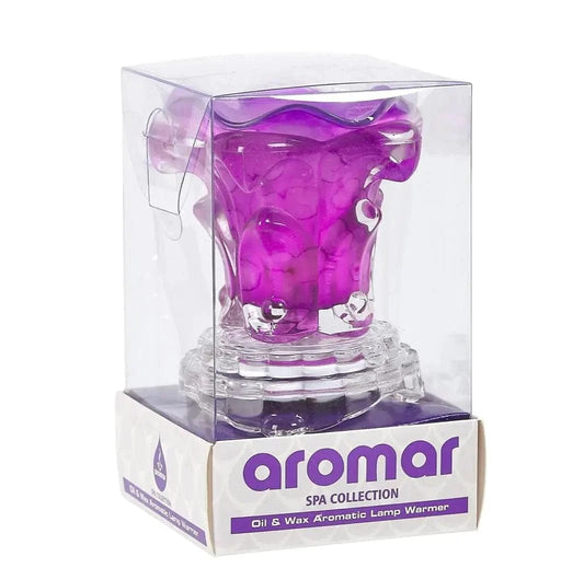 Linen World Oil burner Purple Oil & Wax Aromatic Lamp Warmer