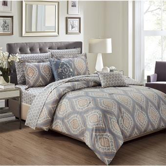 Linen World Comforter Set Queen Gorgeous Oversized 9 Piece Comforter Set