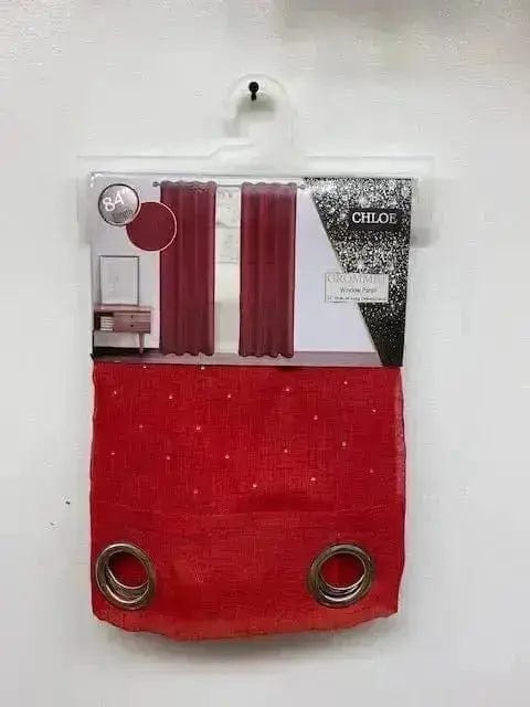 Linen World Curtains Red 