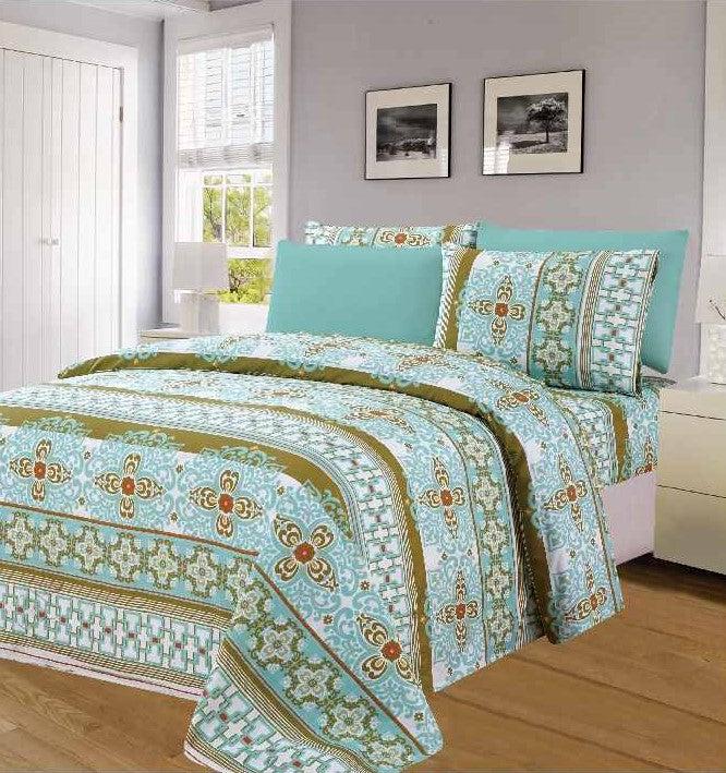 Linen World Quilts & Comforters Teal / King “Supreme” 8 pc Comforter Set King/Queen