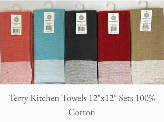 Linen World Terry kitchen towel sets