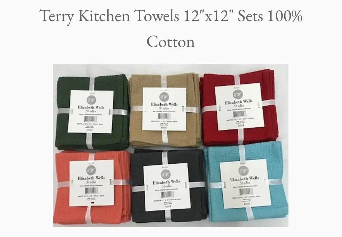 Linen World Terry kitchen towel sets