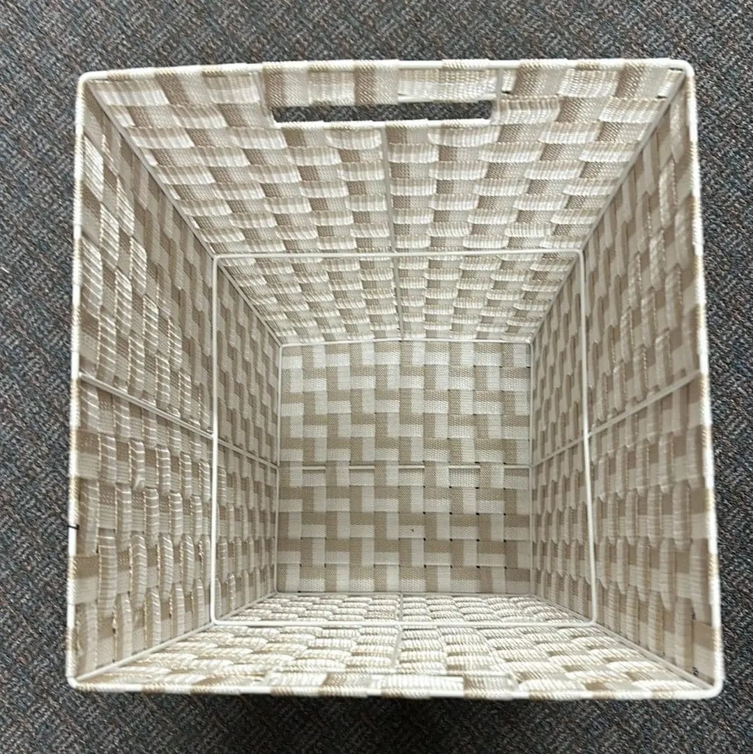 Linen World Woven Strap Hamper